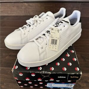 Adidas x Pokemon Advantage Men's 14 White Sneakers brand new